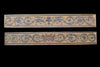Two Large Decorative  French Hand Painted Friezes on Canvas. Circa 1850