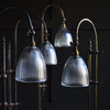Attractive Vintage Rise and Fall Brass Table Lamps. Circa 1940.