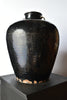 Black Glazed Chinese Soy or Wine Earthenware Jar. Shan Xi Province, Circa 1850-1900