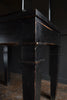 Edwardian Ebonised Oak Museum Display Cabinet.