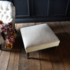 French Napoleon III Fruitwood Footstool.  Upholstery Inclusive
