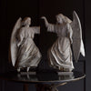Pair of Large 19th Century French Carved Alter Angels.