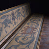 Two Large Decorative  French Hand Painted Friezes on Canvas. Circa 1850