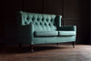 Elegant Edwardian Wingback Two Seat Sofa and Armchair. Upholstery Inclusive.
