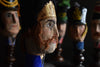 A Collection of French Military Paper Mache Hand Puppet Heads, Circa 1910