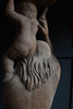 Pair of Beautiful Large Carved Wood Caryatid Figures.