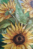 French Oil on Canvas Painting of Sunflowers. Circa 1920