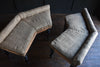 19th Century English Ebonised Bay Window Seats/Stools.