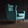 Elegant Edwardian Wingback Two Seat Sofa and Armchair. Upholstery Inclusive.