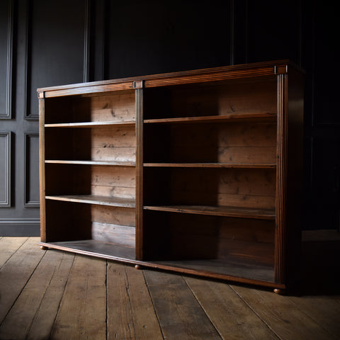 Attractive 19th Century Regency Style Open Bookcase.