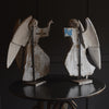 Pair of Large 19th Century French Carved Alter Angels.