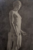 A Pair of Intriguing 19th Century Graphite Drawings Nude Studies.