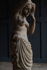 Pair of Beautiful Large Carved Wood Caryatid Figures.