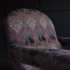 Wonderful Victorian Library Armchair Upholstered in Vintage Liberty Ianthe Fabric.