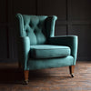 Elegant Edwardian Wingback Two Seat Sofa and Armchair. Upholstery Inclusive.