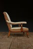 19th Century Walnut Library Armchair. Upholstery inclusive.