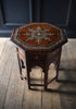 Large Octagonal Anglo Indian Hoshiarpur Table. Circa 1860 -1890