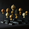 A Collection of Ten French 18th Century Gilt and Painted Finials.