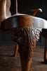 George III Style Walnut Open Armchair.