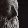 Imposing Oversized  Plaster Bust of Leopold II King of Belgium. Circa 1880-1900