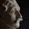 Antique French Plaster Bust of a Gentleman