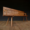 Dutch Reversible Tram Bench, Circa 1900.