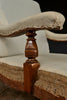 19th Century Walnut Library Armchair. Upholstery inclusive.