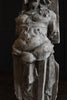 Pair of 19th Century Architectural Plaster Caryatid Figures.