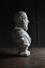 Imposing Oversized  Plaster Bust of Leopold II King of Belgium. Circa 1880-1900