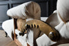 19th Century English Reclining Chaise Longue by Bertram & Sons London. Upholstery Inclusive