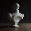 Imposing Oversized  Plaster Bust of Leopold II King of Belgium. Circa 1880-1900