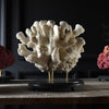 Decorative Large Vintage White Reef Coral Specimen on Stand.