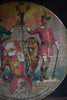 Spectacular Victorian Commemorative Painting on Silk.