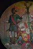 Spectacular Victorian Commemorative Painting on Silk.