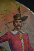 Spectacular Victorian Commemorative Painting on Silk.