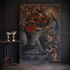 Huge 17th Century Continental Oil on Canvas. Religious Study
