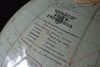 Wonderful German Terrestrial Table Globe 1939 Showing Zeppelin Routes.