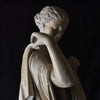Graceful Life Size Stone Statue of Diane de Gabies.