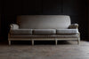 1920s French Painted Louis XVI Style Sofa. Upholstery inclusive.