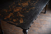 Superb Early 19th Century Ebonised Japanned Dining Table.