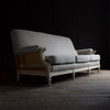 1920s French Painted Louis XVI Style Sofa. Upholstery inclusive.