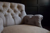 Wonderful Napoleon III buttoned armchair. Upholstery inclusive.