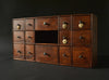 Georgian Apothecary Bank of Drawers.