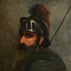 19th Century French Portrait Study of a Knight.