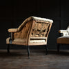 Superb Pair of French 19th Century ebonised Armchairs, Upholstery inclusive.