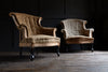 Pair of 19th Century French "Chapeau de Gendarme" Armchairs. Upholstery Inclusive.