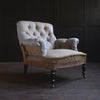 Wonderful Napoleon III buttoned armchair. Upholstery inclusive.