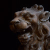 19th Century Plaster Statue of a Heraldic Lion.