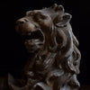 19th Century Plaster Statue of a Heraldic Lion.