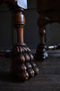 Pair of Impressive Carved Walnut Carolean style Armchairs. Upholstery Inclusive.